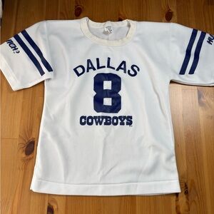 Vintage Hutch Dallas Cowboys Troy Aikman #8 Jersey Youth Size‎ Medium